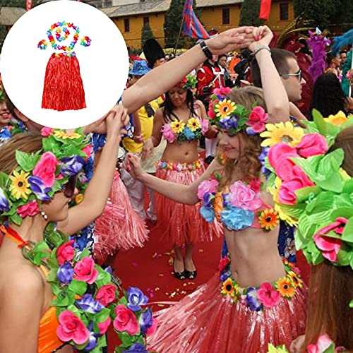 4-Pezzi-Costume-da-Hula-Hawaiano-Hula-Hawaiana-Braccialetto-Gonna-Hawaiana-Adatto-per-Feste-Feste-da-Ballo-Migliora-lAtmosfera-della-FestaQuattro-Colori-0-3