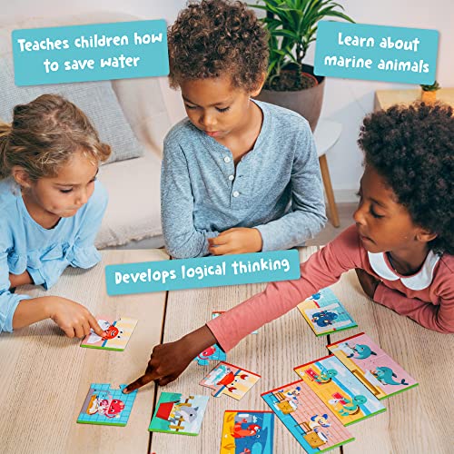 Adventerra-Games-Ecologic-Puzzle-Bambini-2-Anni-Giochi-Montessori-2-Anni-Non-Sprechiamo-Lacqua-Giochi-Bambini-2-Anni-Educativi-bimbo-bimba-Giochi-Bambini-3-Anni-Montessori-Giochi-Educativi-0-2