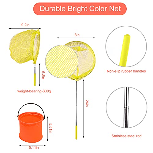 Aweyka-6-Pezzi-Bambini-Rete-da-Pesca-Farfalla-Telescopica-Reti-Insetti-Cattura-Reti-Allaperto-Strumenti-per-Bambini-Ideali-per-Catturare-Insetti-di-Farfalle-Piccoli-Pesci-Insetto-0-0