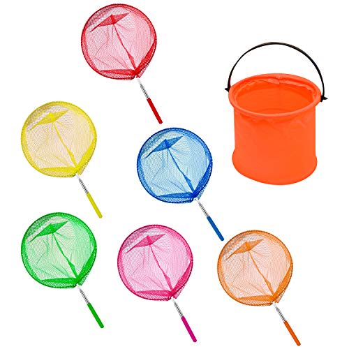 Aweyka-6-Pezzi-Bambini-Rete-da-Pesca-Farfalla-Telescopica-Reti-Insetti-Cattura-Reti-Allaperto-Strumenti-per-Bambini-Ideali-per-Catturare-Insetti-di-Farfalle-Piccoli-Pesci-Insetto-0
