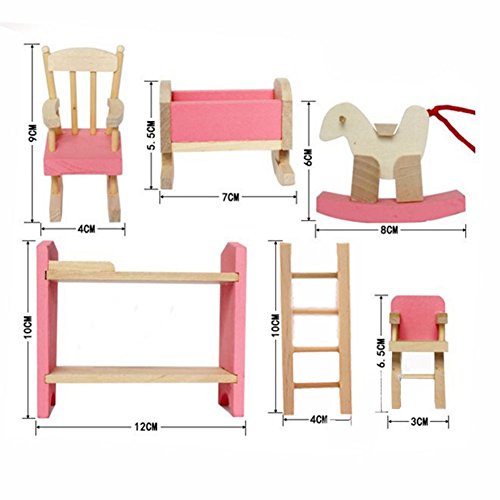 Cisixin-Mobili-Dollhouse-di-Adorabile-Legno-dei-Bambini-Set-Toy-0-1