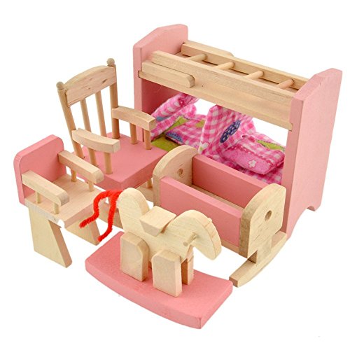 Cisixin-Mobili-Dollhouse-di-Adorabile-Legno-dei-Bambini-Set-Toy-0-2