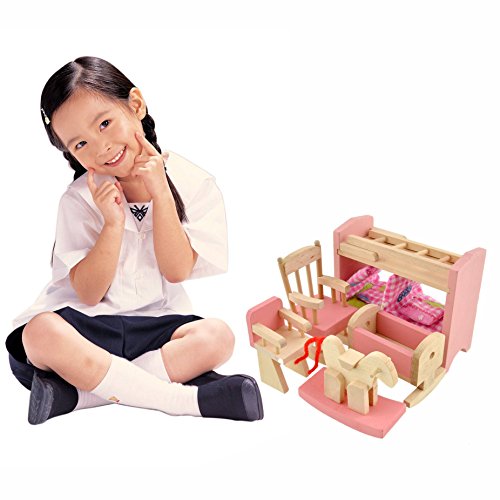Cisixin-Mobili-Dollhouse-di-Adorabile-Legno-dei-Bambini-Set-Toy-0-4