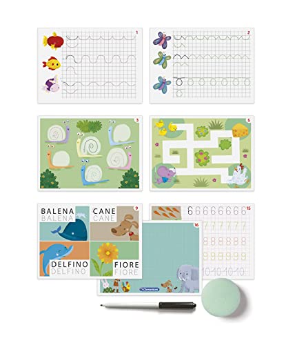 Clementoni-16142-Sapientino-Imparo-a-Scrivere-tessere-lavagna-cancellabile-gioco-per-imparare-a-scrivere-gioco-educativo-5-anni-Made-in-Italy-Play-For-Future-0-3