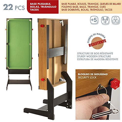 ColorBaby-85331-Tavolo-da-biliardo-americano-pieghevole-CBGames-0-0