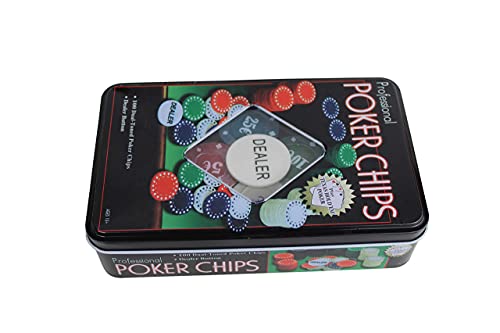 ELAELA-Set-di-Poker-scatola-in-metallo-da-100-file-di-Poker-0-0