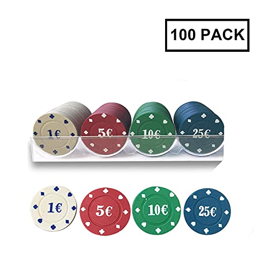 ELAELA-Set-di-Poker-scatola-in-metallo-da-100-file-di-Poker-0-1