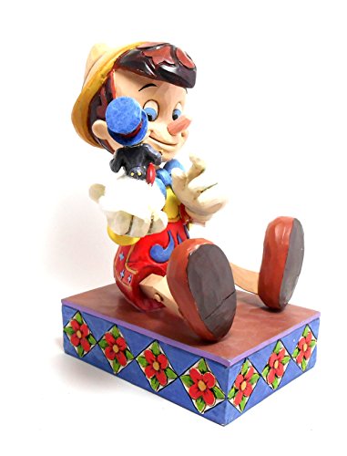 Enesco-4043647-Figurine-Pinocchio-e-Grillo-Parlante-PVC-Multicolore-125-picometer-0-0