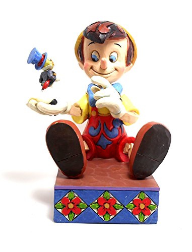 Enesco-4043647-Figurine-Pinocchio-e-Grillo-Parlante-PVC-Multicolore-125-picometer-0-1