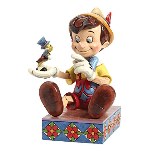 Enesco-4043647-Figurine-Pinocchio-e-Grillo-Parlante-PVC-Multicolore-125-picometer-0