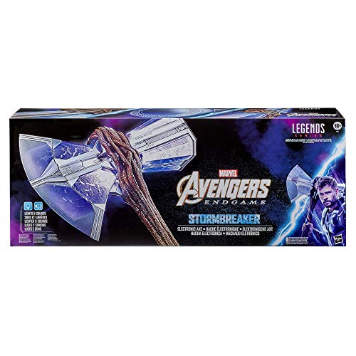 Hasbro-Marvel-Legends-Endgame-Stormbreaker-di-Thor-Ascia-Elettronica-Premium-con-Effetti-sonori-E9967-0-0