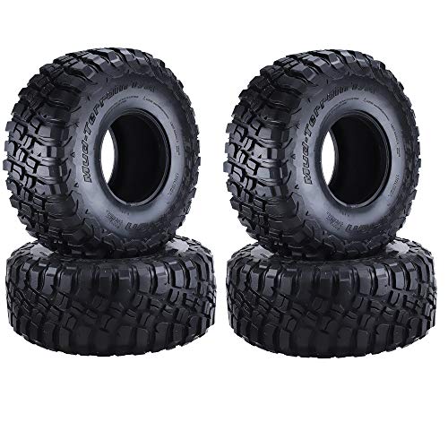 JOUSE-4-pneumatici-da-120-mm-22-Mud-Grappler-in-gomma-per-110-RC-Crawler-TRX4-TRX6-assiale-SCX10-90046-Wraith-0