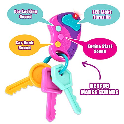 JOYIN-Giochi-dimitazione-Telofono-Giocattolo-Portachiavi-e-Chiavi-Giocattoli-Set-di-Carte-di-Credito-per-Bambini-0-1