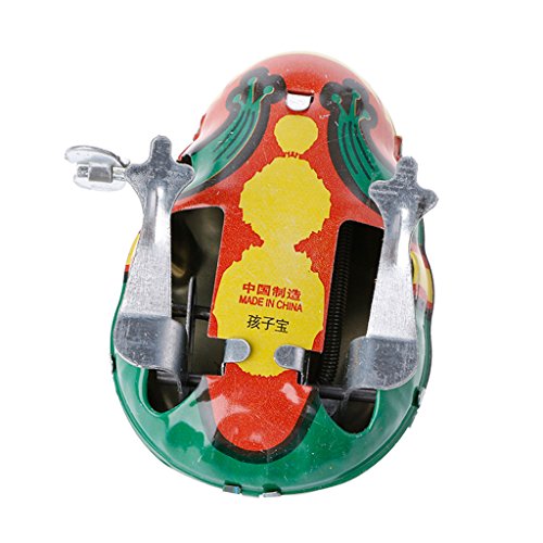 KERDEJAR-Giocattolo-di-Latta-della-Rana-Rana-Che-Salta-a-Molla-in-Metallo-Giocattoli-di-Latta-a-orologeria-per-Bambini-Gioco-Divertente-Bambola-Vintage-Verde-0-3