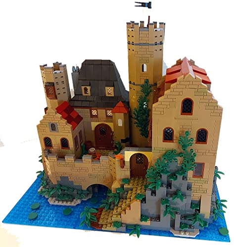 Kingdom-1180-mattoncini-per-costruzione-di-Ritterburg-cavaliere-con-figure-cavaliere-1180-pezzi-0