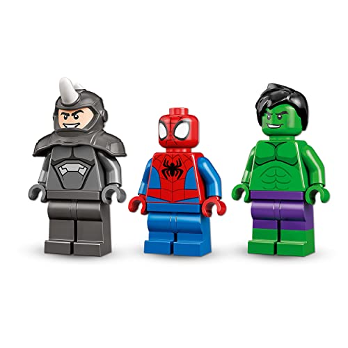 LEGO-10782-Marvel-Spidey-e-i-Suoi-Fantastici-Amici-Resa-dei-Conti-tra-Hulk-e-Rhino-Monster-Truck-Macchine-Giocattolo-Giochi-per-Bambini-dai-4-Anni-0-2