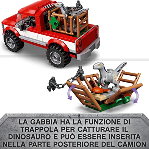 LEGO-76946-Jurassic-World-La-Cattura-dei-Velociraptor-Blue-e-Beta-Giochi-per-Bambini-dai-6-Anni-in-su-con-Camion-e-Dinosauri-Giocattolo-0-2