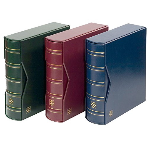 Leuchtturm-333112-album-for-200-FDCs-or-letters-up-to-195x130-mm-incl-slipcase-blue-0