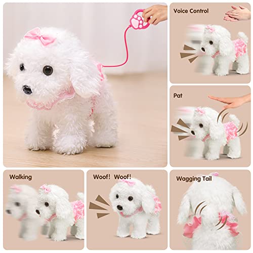 OR-OR-TU-Telecomando-Peluche-Interattivi-Cane-Giocattoli-per-Ragazze-Bambini-Camminare-e-AbbaiareScuotere-Coda-Giocattoli-Prima-Educazione-Regalo-di-Compleanno-per-3-4-5-6-Anni-0-0