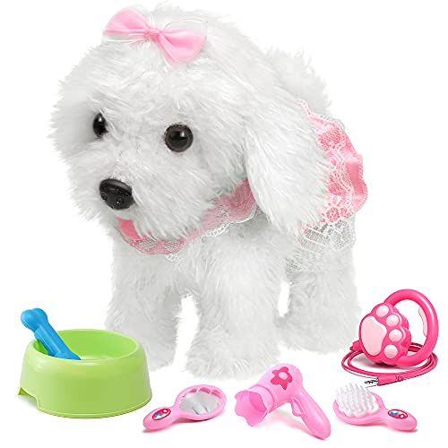 OR-OR-TU-Telecomando-Peluche-Interattivi-Cane-Giocattoli-per-Ragazze-Bambini-Camminare-e-AbbaiareScuotere-Coda-Giocattoli-Prima-Educazione-Regalo-di-Compleanno-per-3-4-5-6-Anni-0