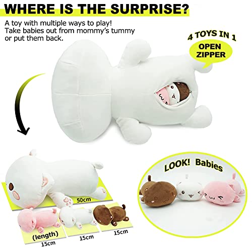 Peluche-Gatto-Mamma-50cm-con-3-Gattini-Animali-di-Peluche-Morbido-Peluche-Bambola-di-Peluche-Cuscino-in-Peluche-Giocattoli-Morbidi-Regalo-Creativo-per-Bambini-Ragazze-Ragazzi-Compleanno-Natale-0-0