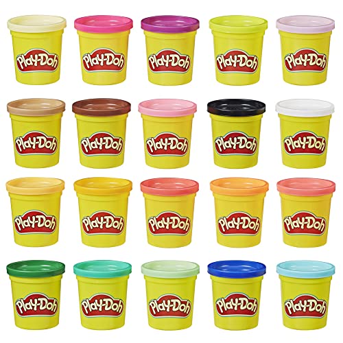 Play-Doh-Hasbro-Confezione-Super-Color-Multicolore-20-Vasetti-di-Pasta-da-Modellare-A7924EUC-0-1