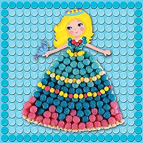 PlayMais-Mosaic-Dream-Princess-Kit-per-Costruzioni-da-3-Anni-in-su-I-Circa-2300-Pezzi-e-6-Modelli-di-Mosaico-con-Principesse-I-stimola-creativita-e-abilita-motorie-I-Giocattolo-Naturale-0-2