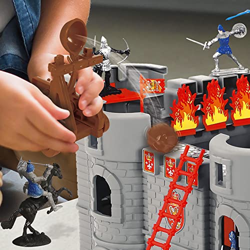 STARLUX-Castello-Il-Castello-Nero-con-Cavalieri-Soldati-Drago-Catapulte-e-Accessori-Dai-3-anni-Made-in-Europe-404002-0-2