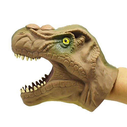 TOYMYTOY-Burattino-a-Mano-in-Gomma-Marionetta-a-Guanto-Realistico-Tyrannosaurus-Gioco-di-Ruolo-per-Bambini-0