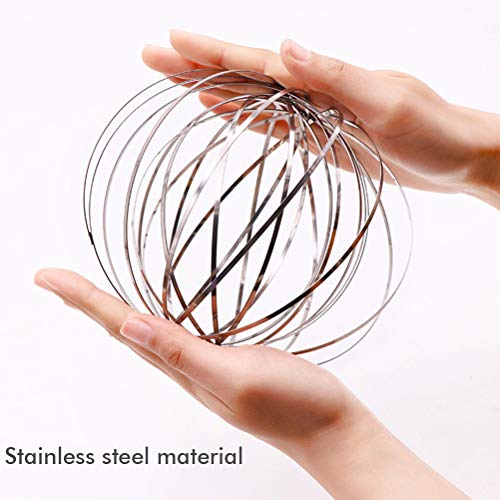 Vcedas-Flow-Ring-Anello-di-Flusso-interattivo-Anello-3D-da-Braccio-Giocattolo-in-Acciaio-Inox-Anello-3D-Sculpture-Gioco-di-Magia-Giocattoli-novita-per-Adulti-e-Bambini-0-2