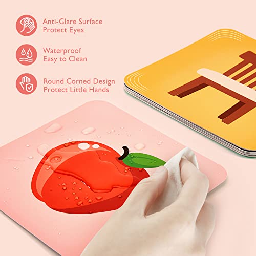 hahaland-Flash-Cards-Giochi-Neonato-0-3-6-12-36-Mesi-Carta-Flash-per-Stimolazione-Visiva-dei-Neonati-Carta-Nero-Bianco-Colorato-Alto-Contrasto-80-Pezzi-0-4