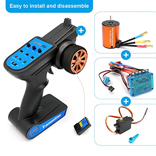 ruizhi-Brushless-Upgrade-Kit-Motor-ESC-Receiver-Remote-Controller-Servo-Set-per-Wltoys-XKS-144001-114-RC-Cars-Pezzi-di-Ricambio-0-1