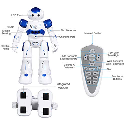 ANTAPRCIS-Robot-Giocattolo-per-Bambini-RC-Control-Azione-del-Sensore-di-Gesto-Robot-per-Bambini-Robot-Giocattolo-Intelligente-E-Programmabile-Regalo-di-Natale-0-4