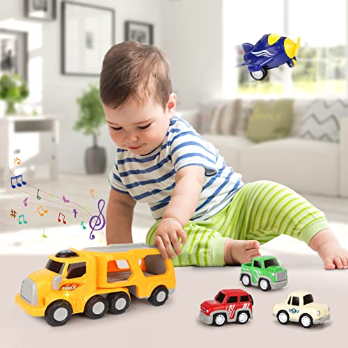 Aoskie-Camion-Macchinine-per-Bambini-2-3-4-Anni-5-in-1-Camion-Giocattolo-con-Suoni-e-Luci-4-Mini-Cars-Giocattolo-Regalo-per-Bambino-0-2