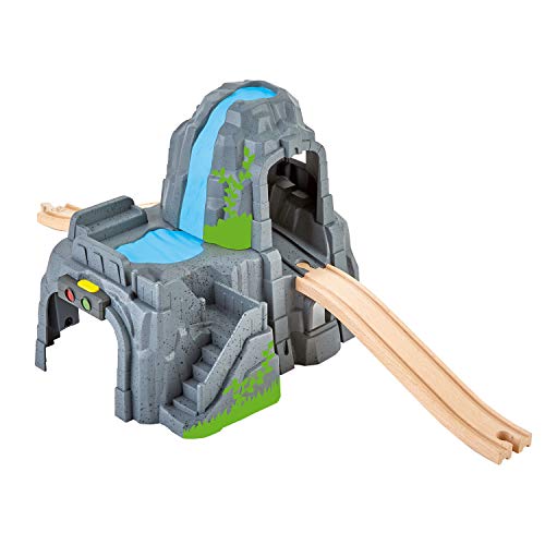 Hape-E3739-Tunnel-di-montagna-con-luce-e-suono-accessori-in-legno-0