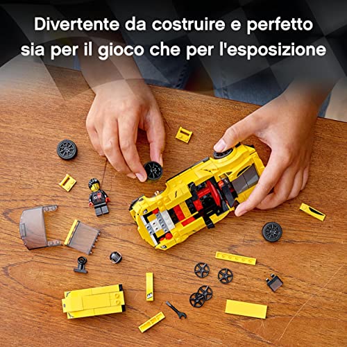 LEGO-76901-Speed-Champions-Toyota-GR-Supra-Macchina-Giocattolo-per-Bambini-di-7-Anni-Auto-Sportiva-da-Corsa-con-Pilota-0-2