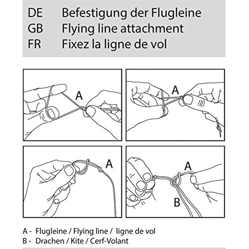 Poco-Bat-nero-per-bambini-dai-3-anni-Dimensioni-63x30cm-incl-linea-aquilone-60m-e-kite-lunga-coda-0-3