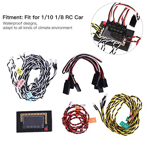 T-best-Fari-RC-Kit-luci-14LED-LED-per-Camion-Accessori-per-Modifica-aggiornamento-Kit-luci-LED-Adatto-per-110-18-RC-Modello-Auto-0-0