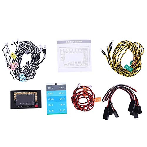 T-best-Fari-RC-Kit-luci-14LED-LED-per-Camion-Accessori-per-Modifica-aggiornamento-Kit-luci-LED-Adatto-per-110-18-RC-Modello-Auto-0