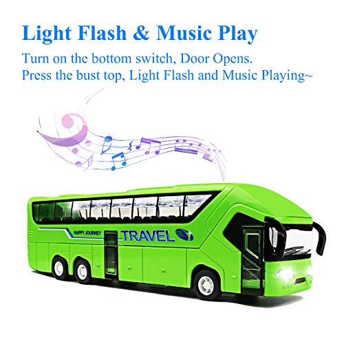 YIJIAOYUN-21cm-Stampo-Veicoli-Giocattolo-pressofuso-in-Lega-con-luci-e-Musica-Pullman-Autobus-Pull-Back-in-Scala-150-0-3