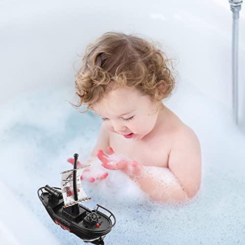 jojofuny-Elettronico-Piscina-Pirata-Giocattolo-Barca-Giocattoli-da-Bagno-Piscina-per-Bambini-Pirata-Giocattolo-per-Vasca-da-Bagno-Pirata-Barca-Ornamenti-Senza-Batterie-0-2